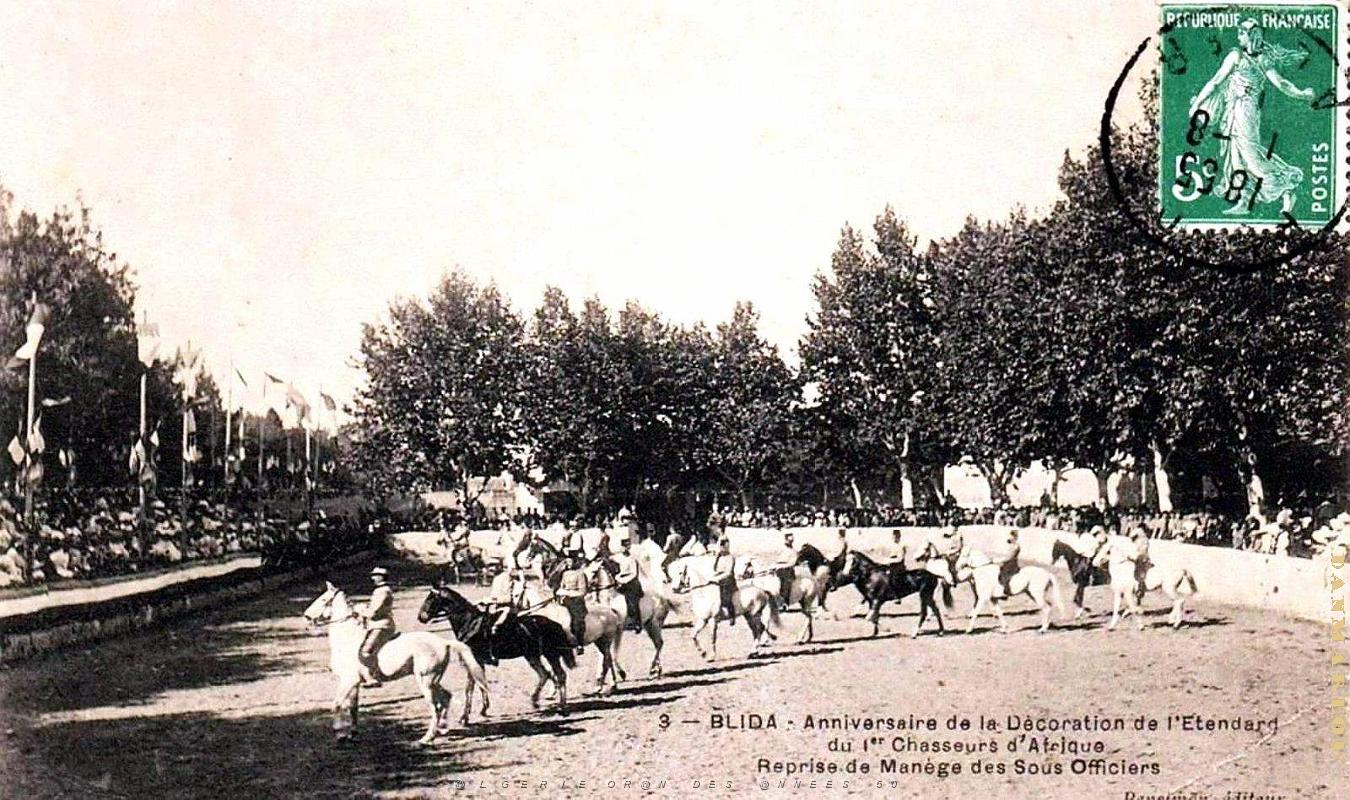 2456- Blida - 1er Chasseurs d'Afrique - Anniversaire etendard.jpg